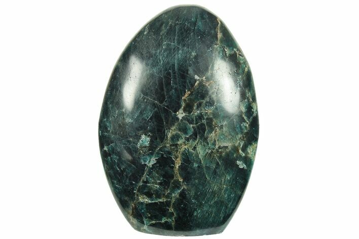 Free-Standing, Polished Blue Apatite - Madagascar #223085